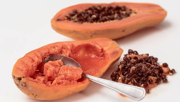 Papaya a parazitáktól